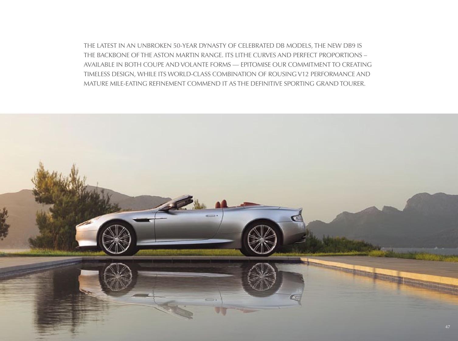 2013 Aston Martin Model Range Brochure Page 4
